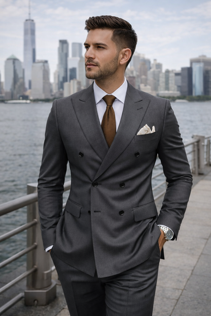 Double-Breasted morden Tailored Suit sets