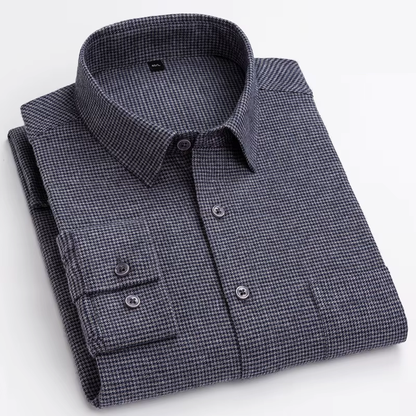 Monarch Houndstooth Cotton Shirt