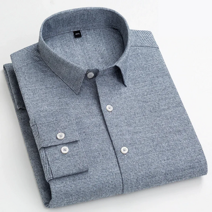 Monarch Houndstooth Cotton Shirt
