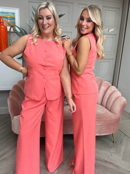 Lilith Trousers Coral - Short