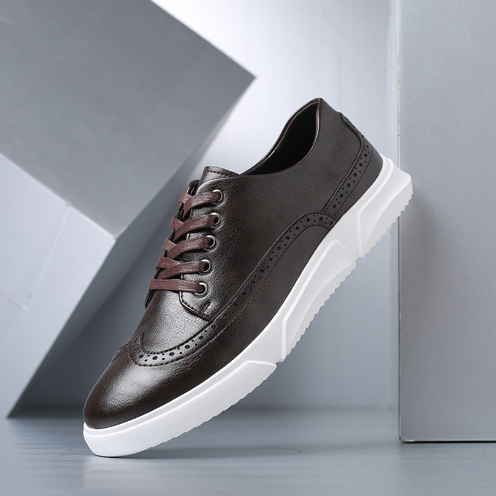 HARRINGTON LEATHER TRAINERS
