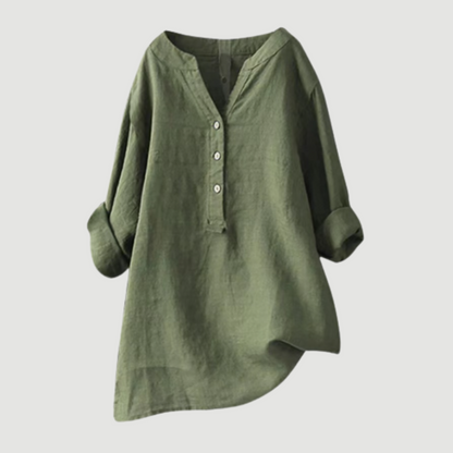 Samantha - casual linen blouse