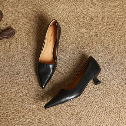 Anok Genuine Leather Heels