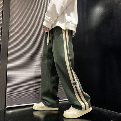 Wide-Leg Corduroy Pants