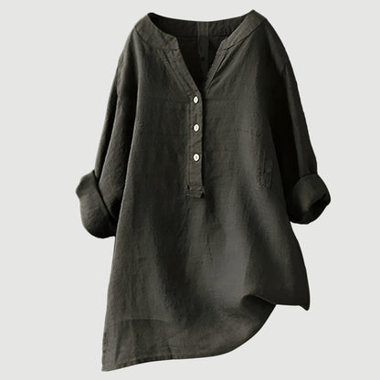 Samantha - casual linen blouse