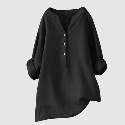 Samantha - casual linen blouse