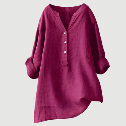Samantha - casual linen blouse