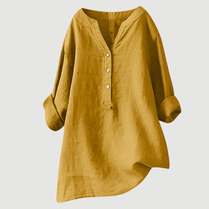 Samantha - casual linen blouse