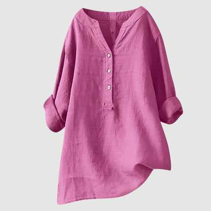 Samantha - casual linen blouse
